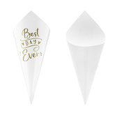 Wedding Confetti Cones 10pk - The Party Room